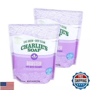 Charlie's Soap Booster and Hard Water Treatment (2.64 Lbs, 2 Pack) Natural Po - Picture 1 of 5