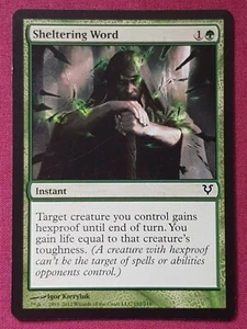 Magic The Gathering AVACYN RESTORED SHELTERING WORD green card MTG - Picture 1 of 2