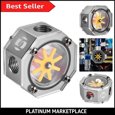 Langlebiges Acryl Wasserkühlung Durchflussanzeiger Messgerät - Perfekt für Desktop PCs - Bild 1 von 4