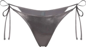 Pantalones de bikini Skims metálicos con corbata de natación carbono 4XL (BB-TNG-2804) - Imagen 1 de 4