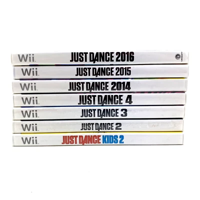 Just Dance Nintendo Wii Games 2, 3, 4, 2014, 2015, 2016 & Kids 2 Lot of 7 Tested - Image 1 of 4