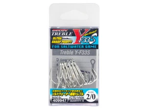 NEW 2025 Decoy Y-F33S Sea Saltwater Treble Hooks Barbed - Picture 1 of 4