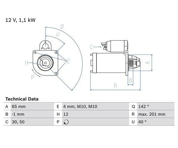 Starter BOSCH 0986021741 für Renault Clio II Kangoo Thalia I - Imagem 1 de 1