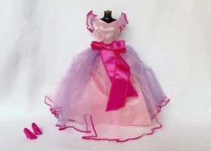 Barbie Doll "Happy Birthday" Pink Bow Party Gown/Dress Set - 2000s Mattel - Picture 1 of 5