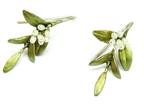 Pendientes colgantes de alambre MICHAEL MICHAUD "Mirto floreciente" 4826 Foto 1 de 1