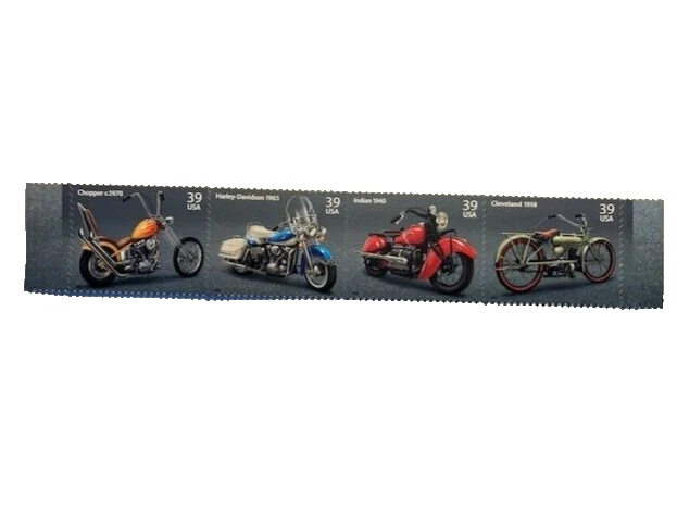 US Scott 4085-4088 American Motorcycles, 2006  Strip/4, Mint NH - Image 1 of 1