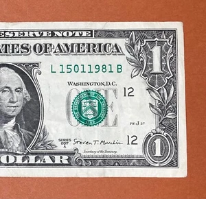 15 January, 1981 (L 15011981 B) Birthday Note $1 One Dollar Bill - Picture 1 of 3