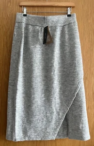 NEW - Women's VERO MODA Grey knitted Skirt, size L, colour Grey - Picture 1 of 9