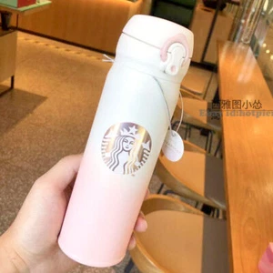 Starbucks Cherry Blossom Pink Weiß Edelstahl Vakuum Isolierbecher 17 oz - Bild 1 von 2