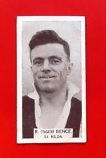 1933 WILLS VFL Cigarette Card:  ROY BENCE  (St Kilda)  #92