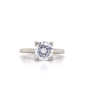 TACORI 18k White Gold Cubic Zirconia Engagement Ring - Picture 1 of 9