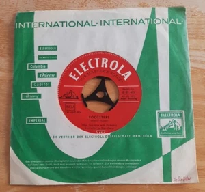 Steve Lawrence Germany import 45 Footsteps / You Don't Know Electrola E 21451 - Picture 1 of 2