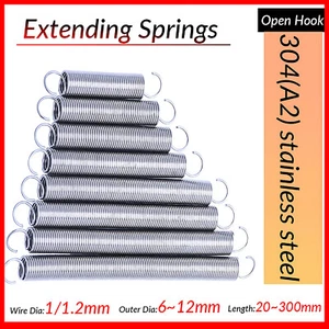 Open Tension Spring Expansion Springs Extension Tension Spring Wire Dia 1/1.2mm - Picture 1 of 9