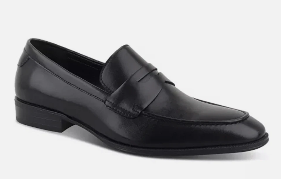 Alfani Men's Penny Slip-on Penny Loafers Black 8.5 M