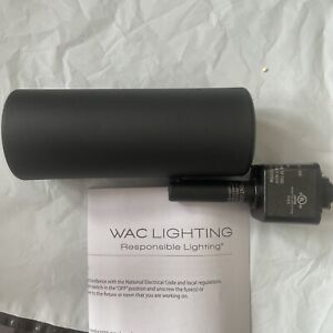 WAC Lighting LED2010 Silo X10 Track Head, Black for H Track - H-2010-930-BK