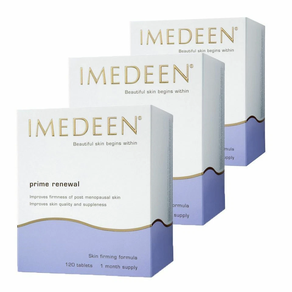 3 x IMEDEEN PRIME RENEWAL 360 Tablets - 3 Months Supply BEST BEFORE 02-2018