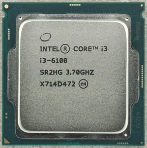 Intel i3 SR2HG i3-6100 3.70GHz 3M Socket 1151 Dual Core Processor / CPU - Picture 1 of 1