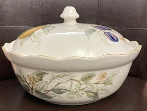 Charter Club SUMMER GROVE Large Serving Bowl w/Lid Indonesia 1997 10" - Picture 1 of 7