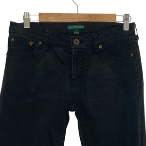 Ralph Lauren Skinny Black Jeans UK 6 Size 2 Modern Fit Stretch Denim Classic - Picture 1 of 13