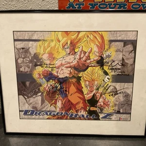 Framed Autographed Poster Of Dragon Ball Z - Picture 1 of 6