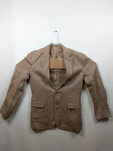 Ralph Lauren Purple Label Blazer Mens 40R Herringbone Hadley SB 2B Notch Linen - Picture 1 of 17