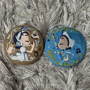 Ojamajo Doremi Embroidered Can Badge Aiko Set - Picture 1 of 1