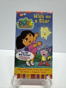 Dora the Explorer - Wish on a Star (VHS, 2001) SEALED With Water Mark - Picture 1 of 5