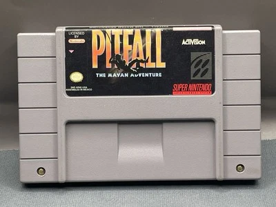 Pitfall: The Mayan Adventure (SUPER NINTENDO SNES, 1994) Cartridge Only - Image 1 of 4