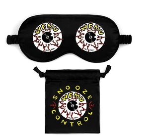 WFMU Radio SNOOZE CONTROL sleep mask 2025 Premium vinyl eyes Kaz/Jethro Haynes - Picture 1 of 1