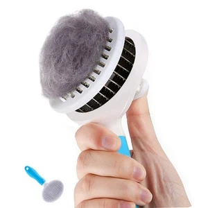 Cat Brush, Self Cleaning Slicker Brushes Shedding Grooming Removes Loose Underco - Picture 1 of 7