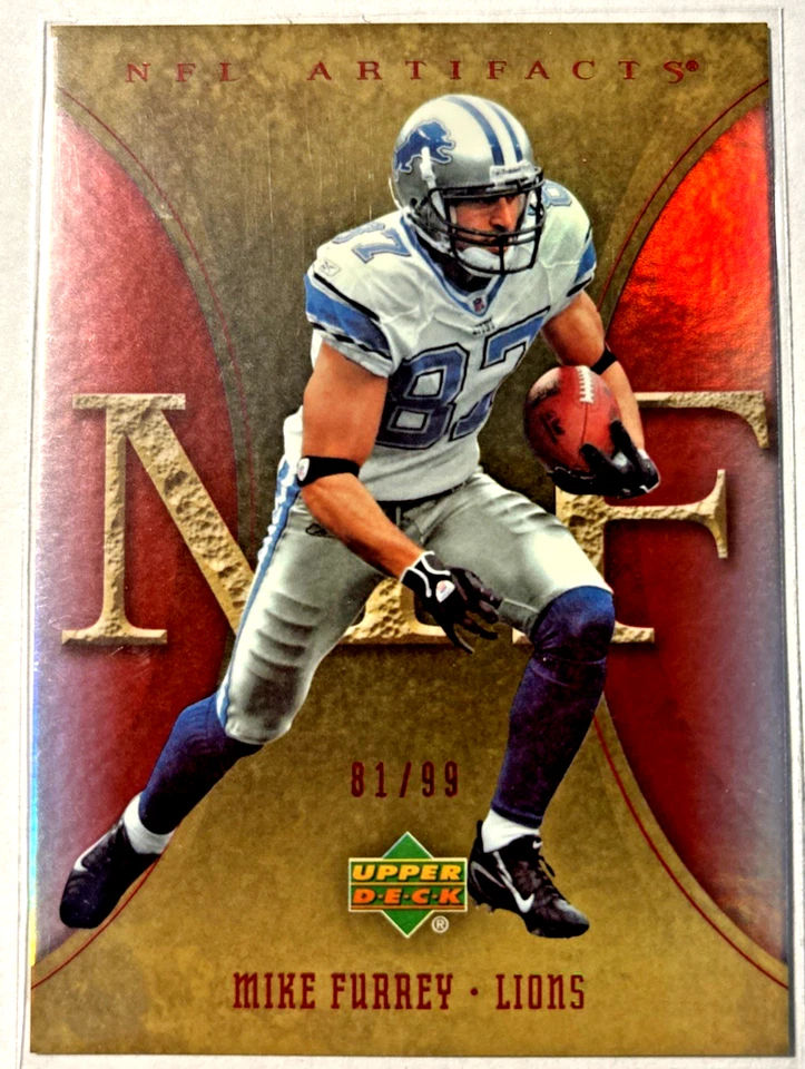 2007 Upper Deck Artifacts - Mike Furrey #37 Red /99 - Image 1 of 1