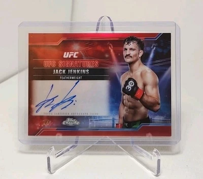 Jack Jenkins 2025 Topps Chrome UFC Signatures Red 3/5 - Image 1 of 3