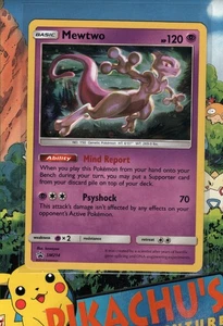 Pokémon TCG Mewtwo SM214 Sonne & Mond Black Star Promo Kosmos Holo NM - Bild 1 von 2
