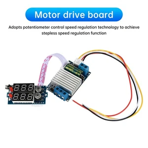 DC 6-26V 300W BLDC Dreiphasen DC Brushless Motor Controller Motor Antriebsplatine A - Bild 1 von 27