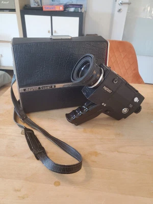 Photavit S6 Super 8 Kamera Autoreflex Zoom Lens Retro Vintage Ledertasche 🟡2 - Bild 1 von 4