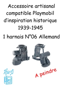 custom WW2 Playmobil (historisches Thema 1939-1945) - 1 Geschirr N 06 - Deutsch - Bild 1 von 5