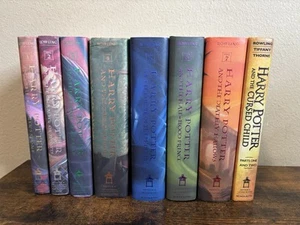 Harry Potter Hardcover Book Set Complete 1-8 1st American Edition JK Rowlings - Picture 1 of 22