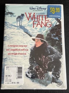 White Fang (DVD, 1991) New/Sealed (Tiny Cellophane Tear) | B2G1FREE - Picture 1 of 2