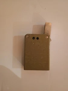 Vintage Darel Aluminum Cigarette Lighter Military Green 1940s Rare - Picture 1 of 5