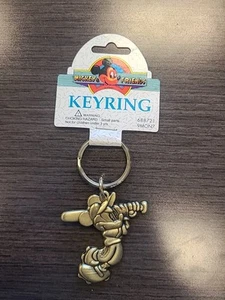 Mickey Mouse Vintage Mickey And Friends Baseball Keychain NWT - Picture 1 of 3