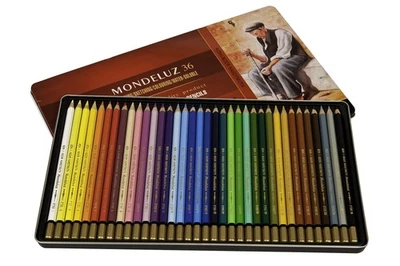 Koh-i-noor Mondeluz Aquarelle Watercolor Pencil Set, 36 Assorte - Image 1 of 3
