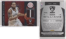 2013-14 Totally Certified Memorabilia Totally Red Prime /10 Deron Williams #30