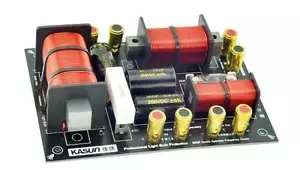 1x 350W 3 Unit Speaker Frequency Divider 3 Way Audio Crossover Filter MKP-3988C - Picture 1 of 7