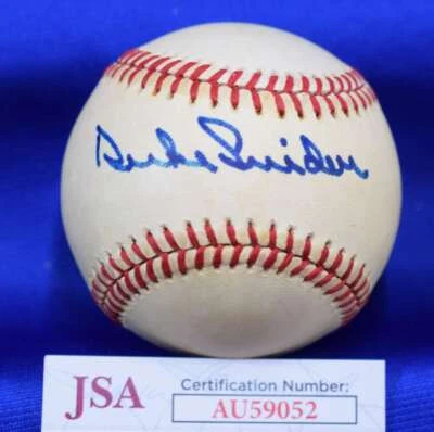 Duke Snider JSA COA Autograph National League Feeney Signed Baseball - Image 1 of 2