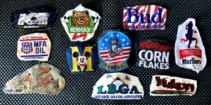 SET BESTEHEND AUS 11 BESTICKTEN AUFNÄHEN NUR PATCHES BUDWEISER KODIAK KELLOGG'S CORNFLAKES - Bild 1 von 7