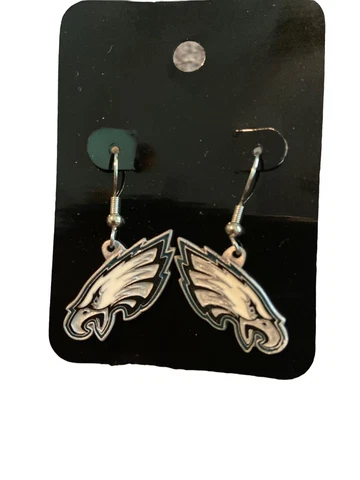 Philadelphia Eagles Dangle Logo Earrings (Zinc) NFL Football Cover