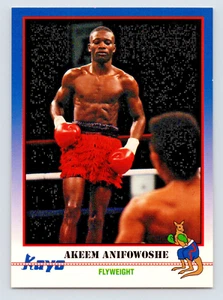 1991 KAYO Boxing Cards #240 Akeem Anifowoshe Flyweight Trading Card - Picture 1 of 2