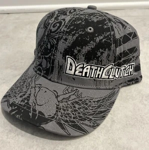 Cappello Vintage Death Clutch Brock Lesner Nero UFC Cap Tek Flex Y2K WWE Nuovo con etichette - Foto 1 di 9