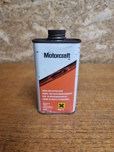 Vintage Motorcraft Brake And Clutch Fluid Oil Tin Can - Picture 1 of 6