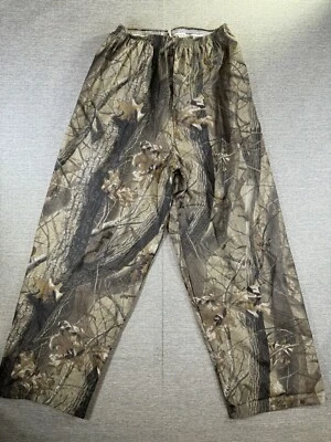 Real Tree Pants Men's Camo Water Proof Hunting XXL 36/30 Hardwoods 20-200 Nylon - Image 1 of 4